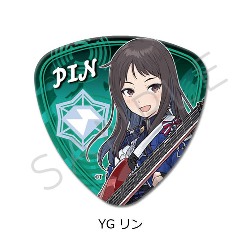 『ガールズバンドクライ』第3弾 ピック型缶バッジ YG リン